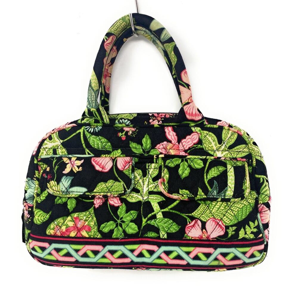 VERA BRADLEY LOLA HANDBAG BOTANICA RETIRED EXCELLENT CONDITION
